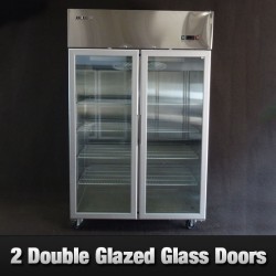 Fischer Double Glass Door Fridge 1300L - MCC02-GL